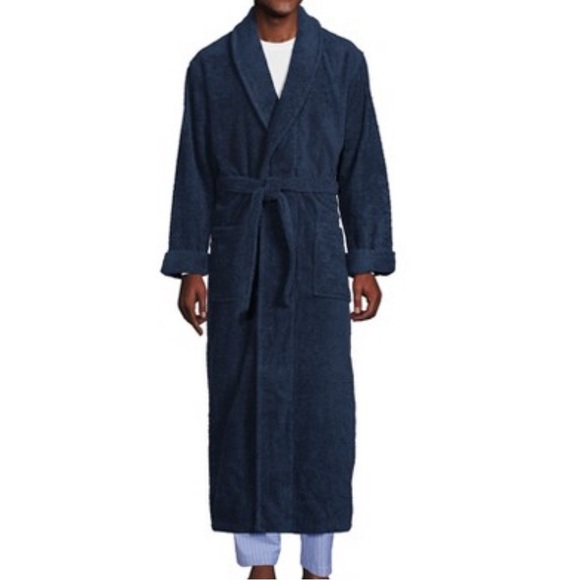Lands' End Other Lands End Mens Terry Full Length Robe Poshmark